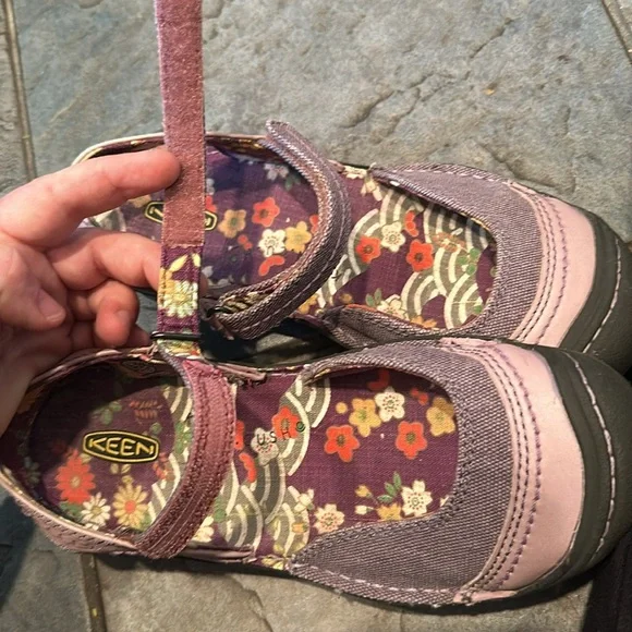 Keen Purple Floral Mary Jane Sandals - Picture 5 of 6